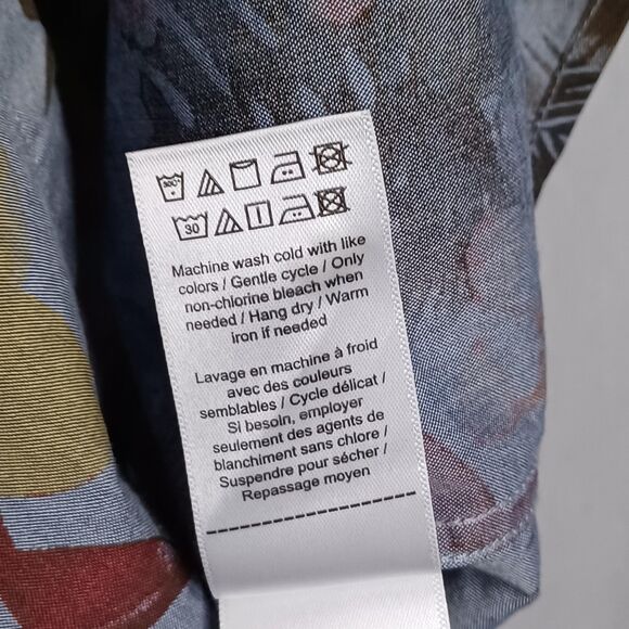 Untuckit Shirt Mens XL Tall Slim Desisto Floral Hawaiian Button Up Vacation - Picture 7 of 13